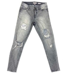 JUICY COUTURE-Flaunt It SequinRipped MidriseSkinny